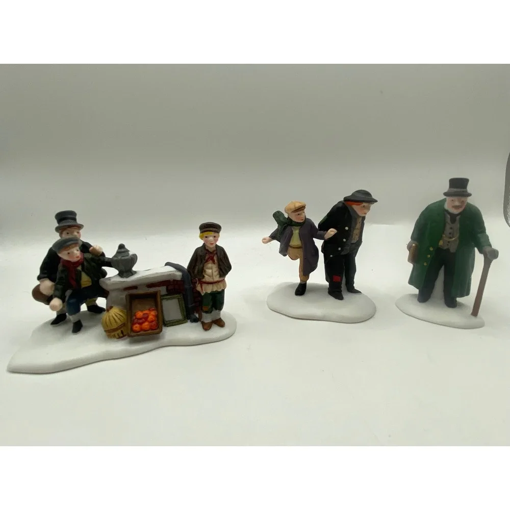 Dept 56 Oliver Twist‎ Heritage Village Collection Porcelain Set of 3 #5554-9